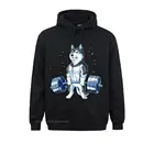 Свитшот мужской для фитнеса в Сибирском стиле с принтом хаски