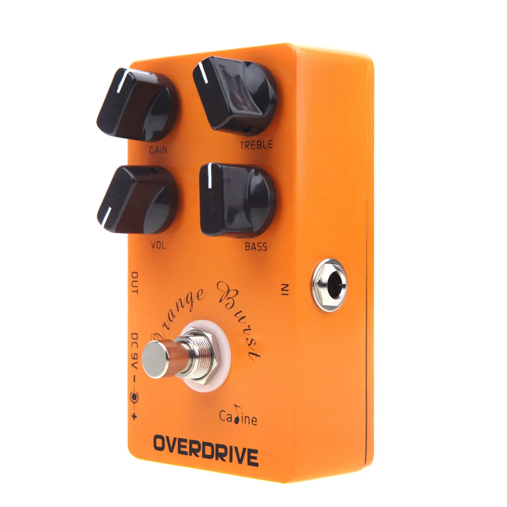 Caline CP-18 гитарная педаль для звукового эффекта овердрайв True Bypass дизайн Orange Burst CP18 Caline гитарная педаль аксессуары для гитары