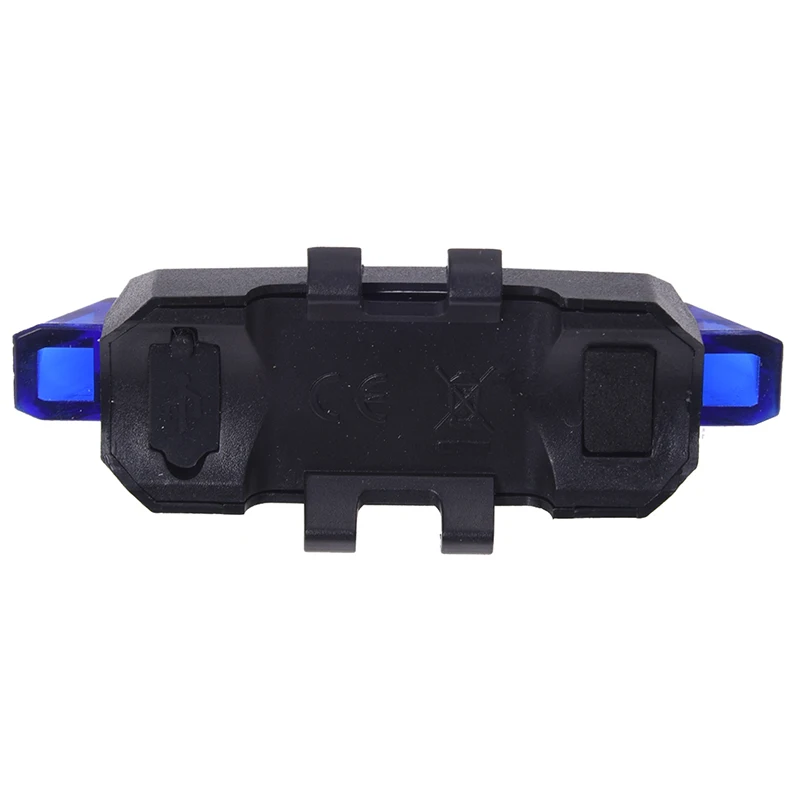 5 светодиодных задних фонарей для велосипеда USB перезаряжаемая велосипедная