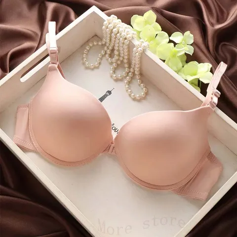 Seamless Bra Sexy Lingerie Push up For Women ABC Cup Push Up Underwear Gather Front Closure Female Brassiere Small Bust Intimate