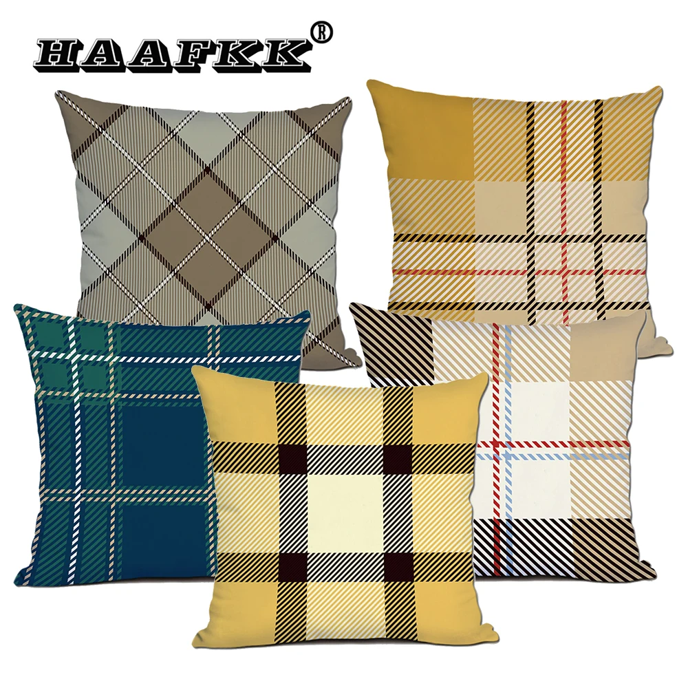 

Наволочка для подушки геометрической формы, декоративная квадратная Полиэстеровая подушка для дивана, 45 х45 см, аксессуары для автомобиля и ...