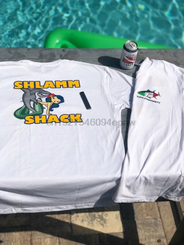 Shlamm Time ТВ Футболка мужская Рыбацкая рубашка соляная жизнь пелагический барный
