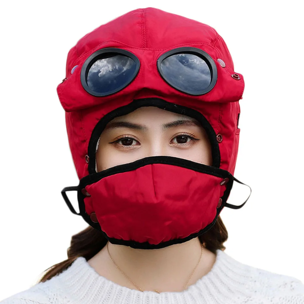 

Thermals зимняя охотничья шапка, утолщенная теплая с ветрозащитной маской, защита ушей для улицы TC21