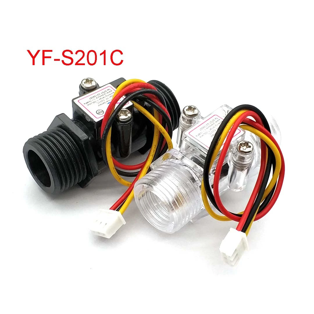 Счетчик расхода воды счетчик расходомер с датчиком холла индикатором Caudalimetro G1/2 0