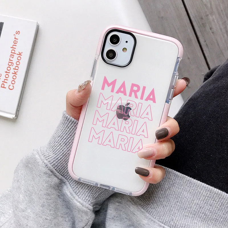 Подставные прозрачные чехлы с настраиваемыми названиями, логотипами и изображениями для Iphone 11 13 12 Pro Max 7 8 Plus X XR XS 12mini с возможностью DIY-дизайна на TPU.