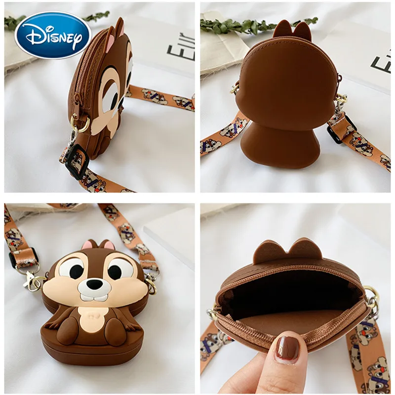 Силиконовая сумка с изображением милой белки Disney детская водонепроницаемая из