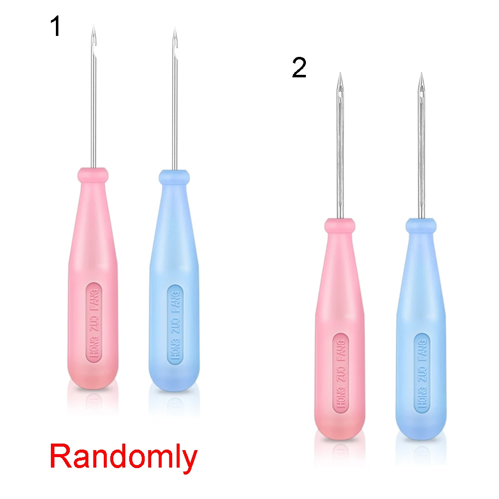 1/2 шт. Нержавеющая сталь шитье Awl ручной БРОШЮРОВЩИК с коническим отверстием