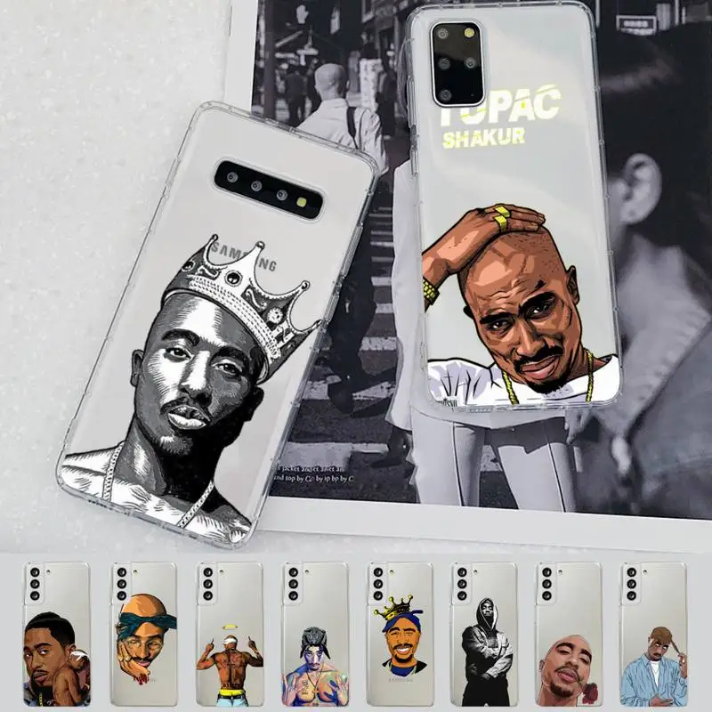 

Rapper 2pac singer Tupac Phone Case For Samsung A 10 20 30 50s 70 51 52 71 4g 12 31 21 31 S 20 21 plus Ultra