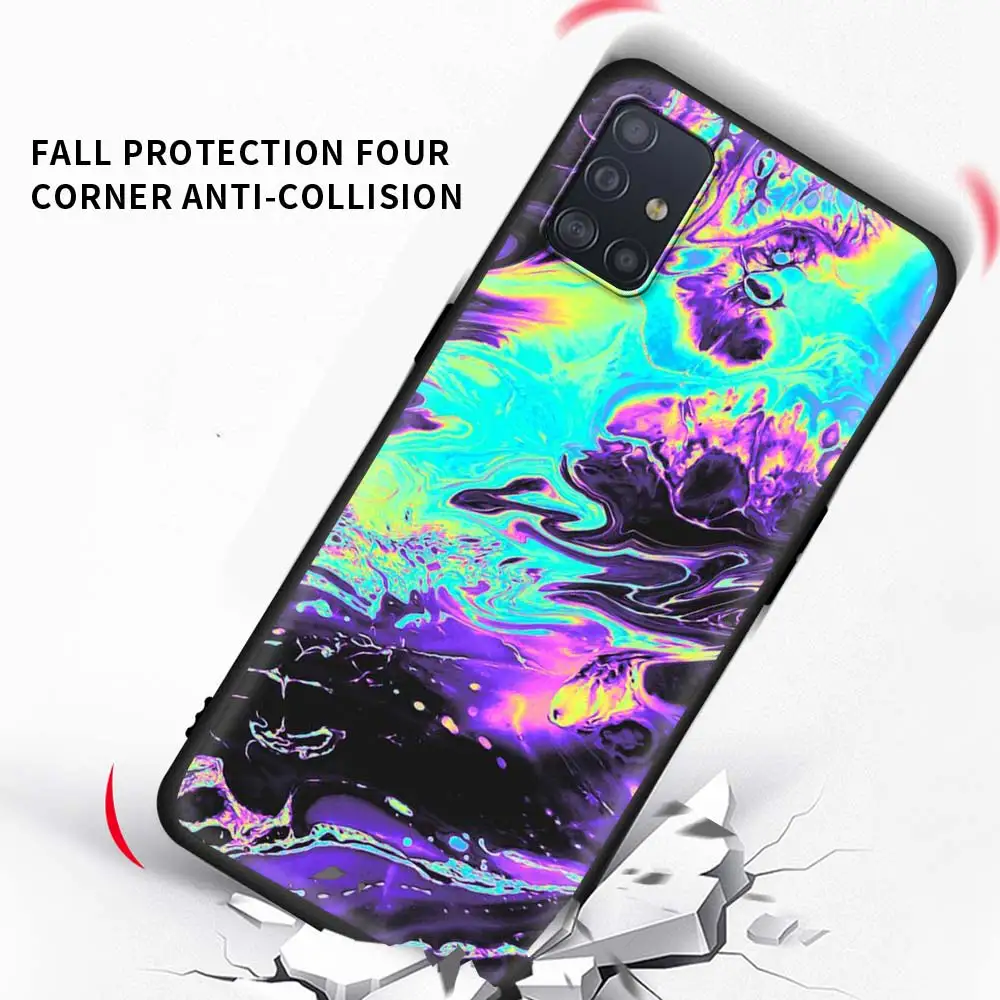 

Fun Personality Fashion Novelty Case For Samsung Galaxy A51 A71 A21s M31 A31A11 A91 A41 A21 M51 M21 F41 Black Shell Coque Sac