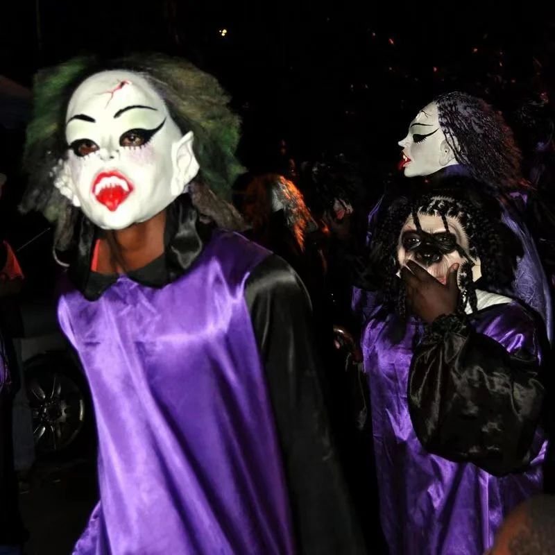 Halloween Party Horror Evil Demon Latex Mask Cosplay Costume Props Scary Funny Jester Masks |