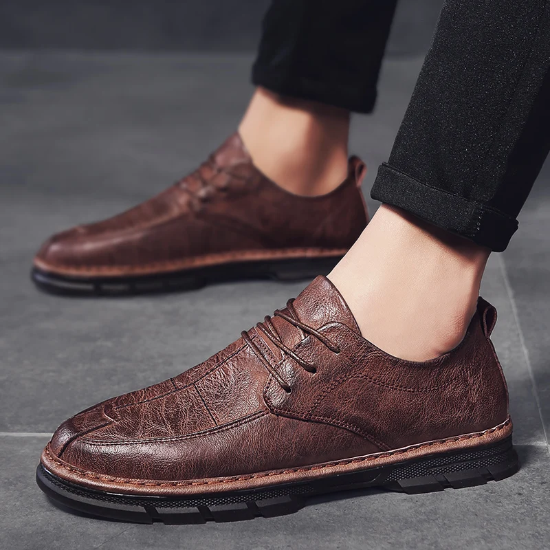 

Mens Casual Shoes Sneakers Outdoor Loafers Men Shoes Quality Leather Shoes Men Flats Moccasins Shoes Winter Warm