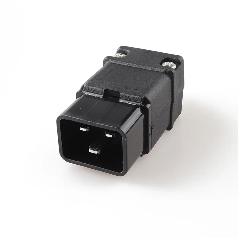 LZ-20-T1/T2 Горячая распродажа! 16A 250V черный IEC C19 C20 с разъемом «папа» Rewireable DIY Мощность 3-контактный разъем