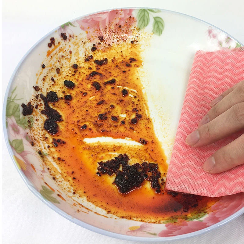 

50 pieces/rolls disposable reusable kitchen rolls kitchen cloth rolls cleaning rags scouring pads dish towels