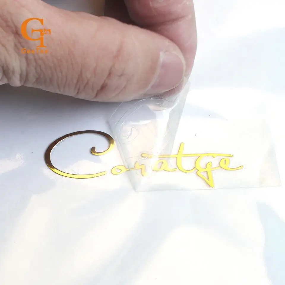 Заказной логотип компьютер телефон тонкий серебряный металлический клей