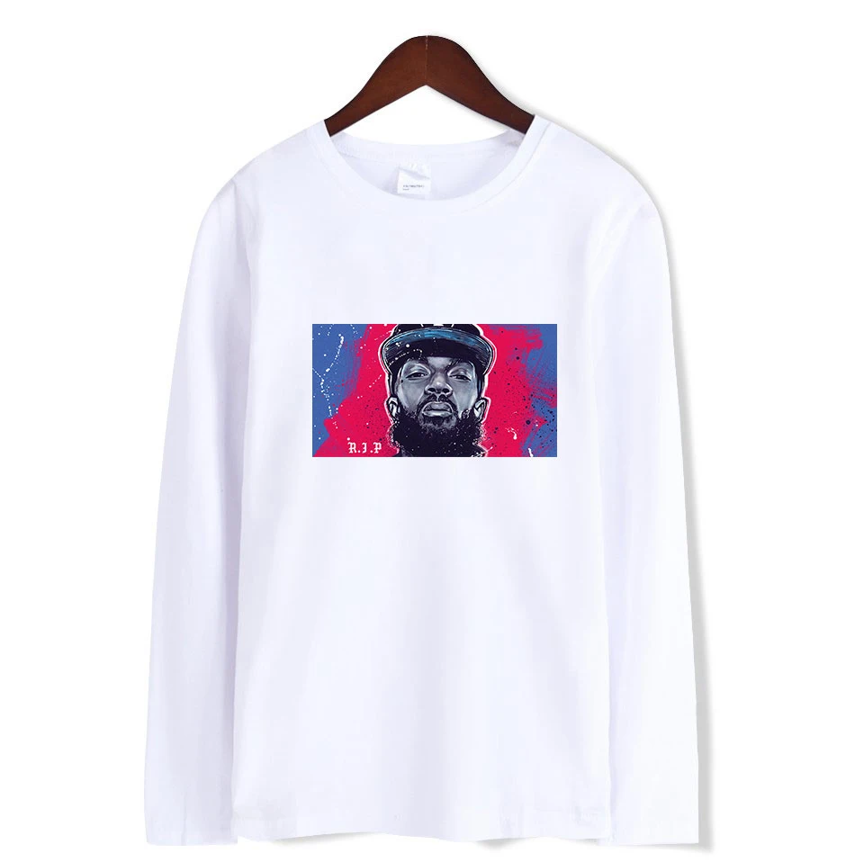 Nipsey hussle футболки женские и мужские крутые футболки Новая модная повседневная футболка с длинным рукавом Топы для весны XXS-4XL плюс размер