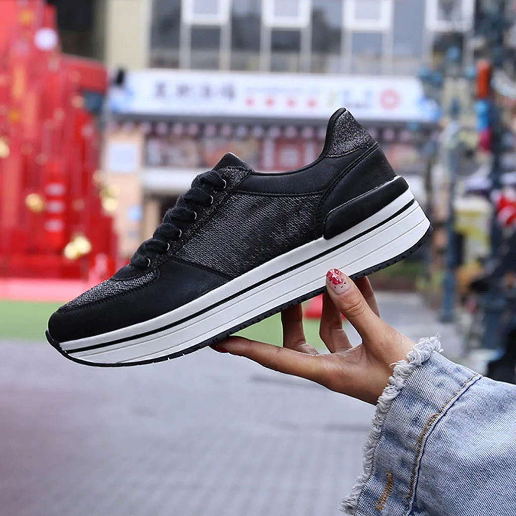 SAGACE New Hot Style Women High Quality Sneakers Female Breathable Gym Casual Big Size Footwear Light Tennis Shoes Muffin shoes | Обувь