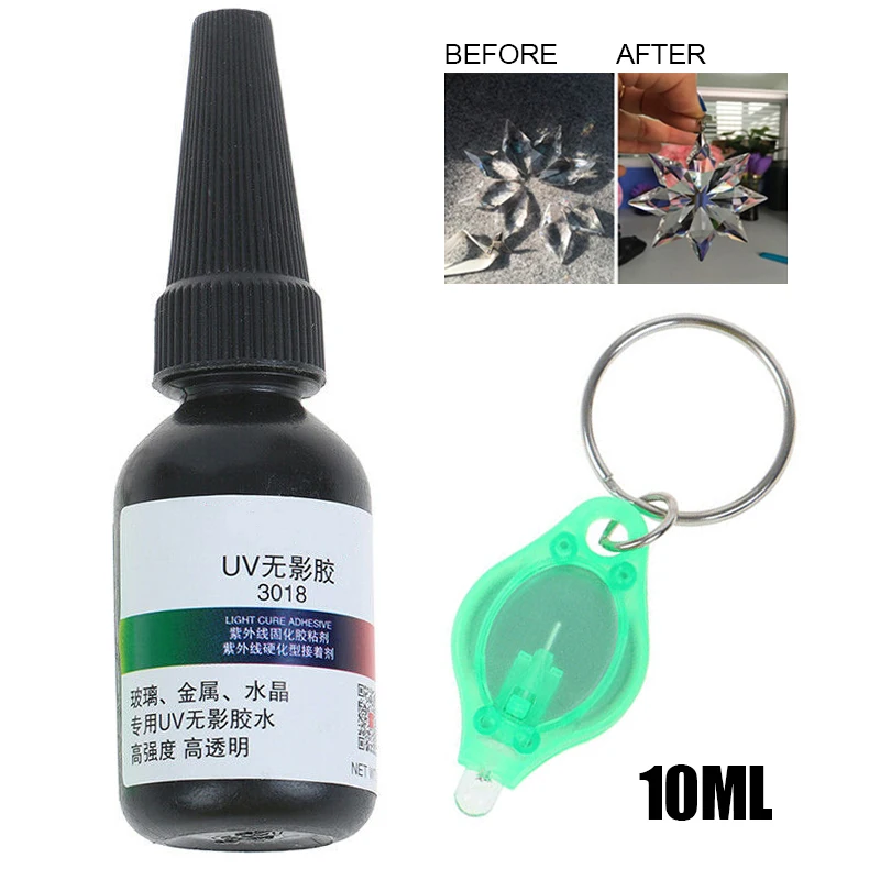 Прозрачный УФ-клей 10 мл | Обустройство дома