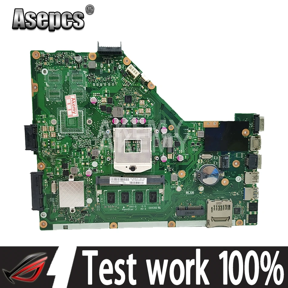 Материнская плата X55C X55VD для ноутбука Asus X55V системная SLJ8E REV.2.2 2 1 с ОЗУ Гб работает
