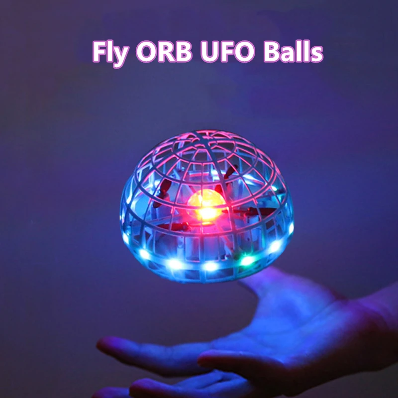 

Fly ORB Bluedio UFO Balls Flying Toy Mini Helicopter RC Drone Infrared Hand Controlled Sensing Aircraft Sensor Induction Toys