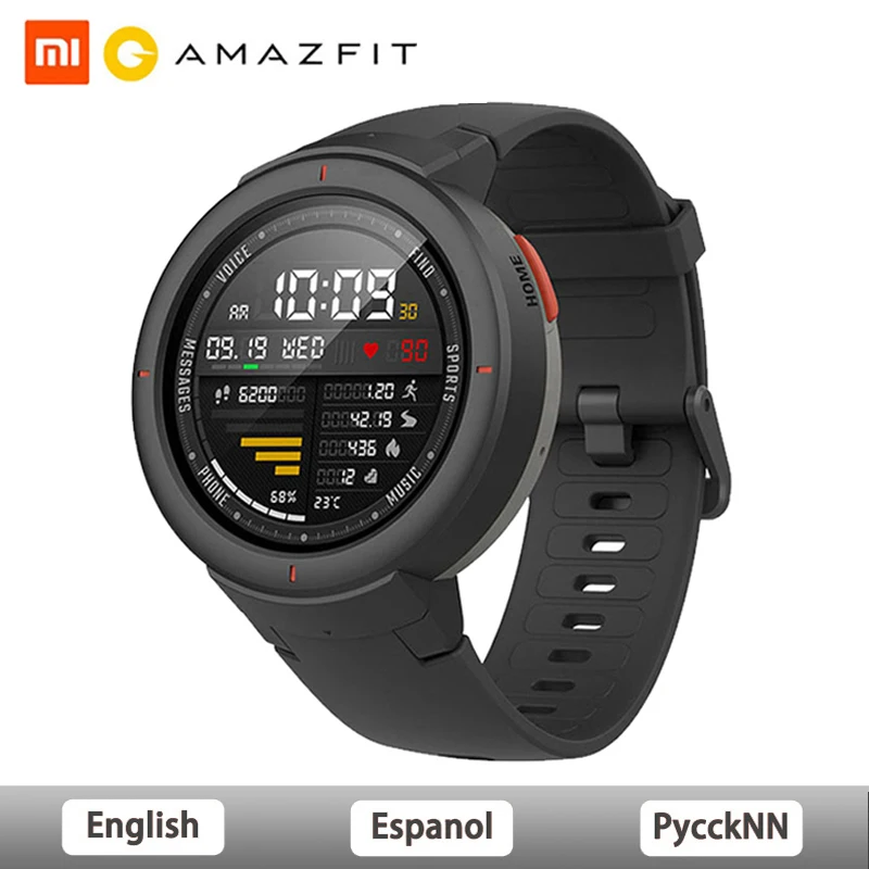 Английская версия Huami Amazifit verge Smartwatch для телефонных звонков Герат мониторинг