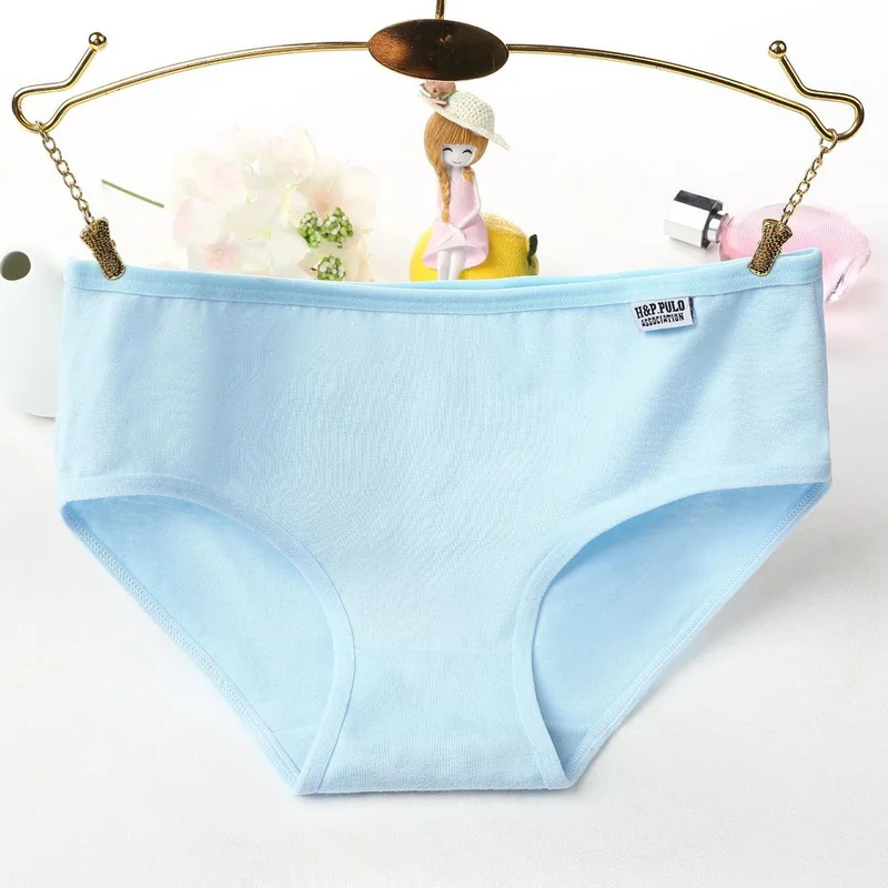 Хлопок женское нижнее белье трусы со средней посадкой бесшовные M 3XL высокое