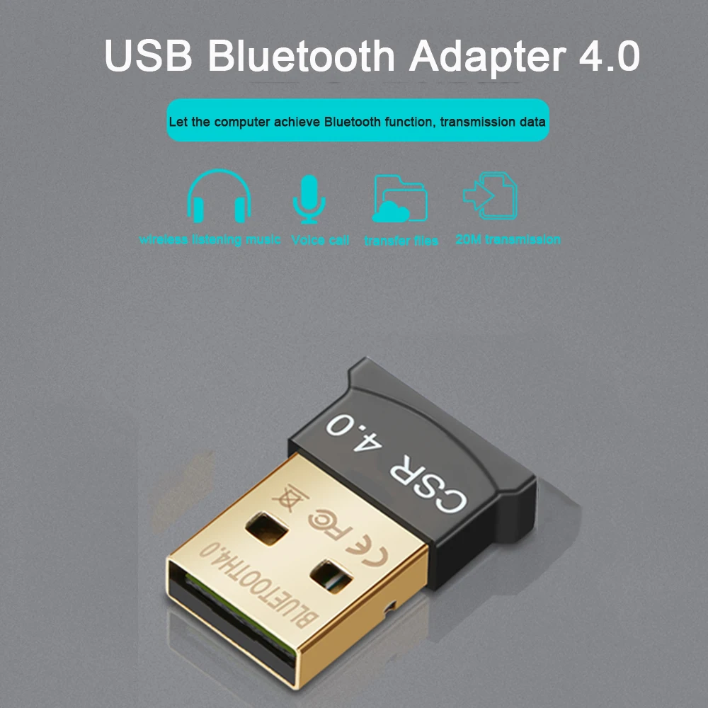 Bluetooth-адаптер Mini USB V4.0 двухрежимный беспроводной ключ CSR 4 0 2 передатчик
