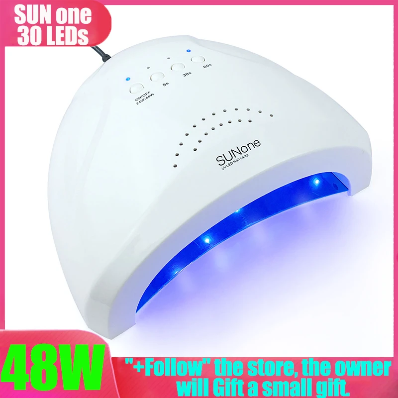 Светодиодная лампа для ногтей 48 Вт УФ Сушилка всех типов гель 30 светодиодов