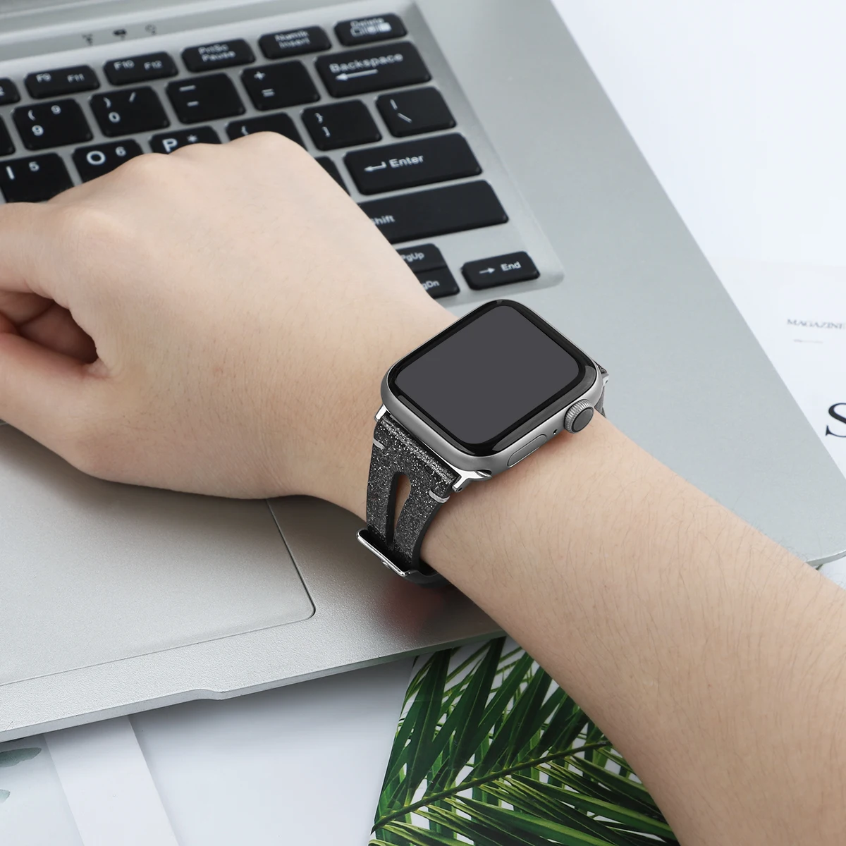 Ремешок для часов кожаный ремешок для Apple Watch, 38 мм, длина-44 мм, кожаный ремешок браслет Сменные Ремешки для наручных часов Iwatch серии 4/3/2/1 браслет 83004
