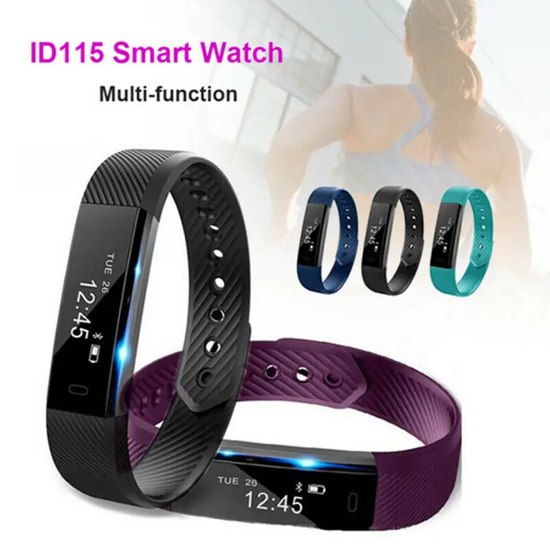 Смарт FIT BIT Bluetooth сердечного ритма кровяное давление фитнес-трекер часы ID115