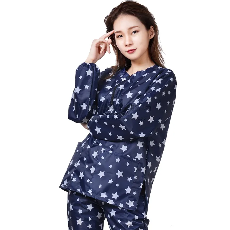 Косметолог для домашних животных с логотипом на заказ рабочая одежда длинным