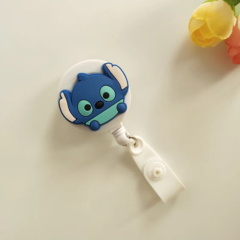 Мультфильм Винни Пух выдвижной значок катушка ABS пластик Kawaii медсестры ID талреп имя бирка карты держатель значка катушки значок катушка - Цвет: 2