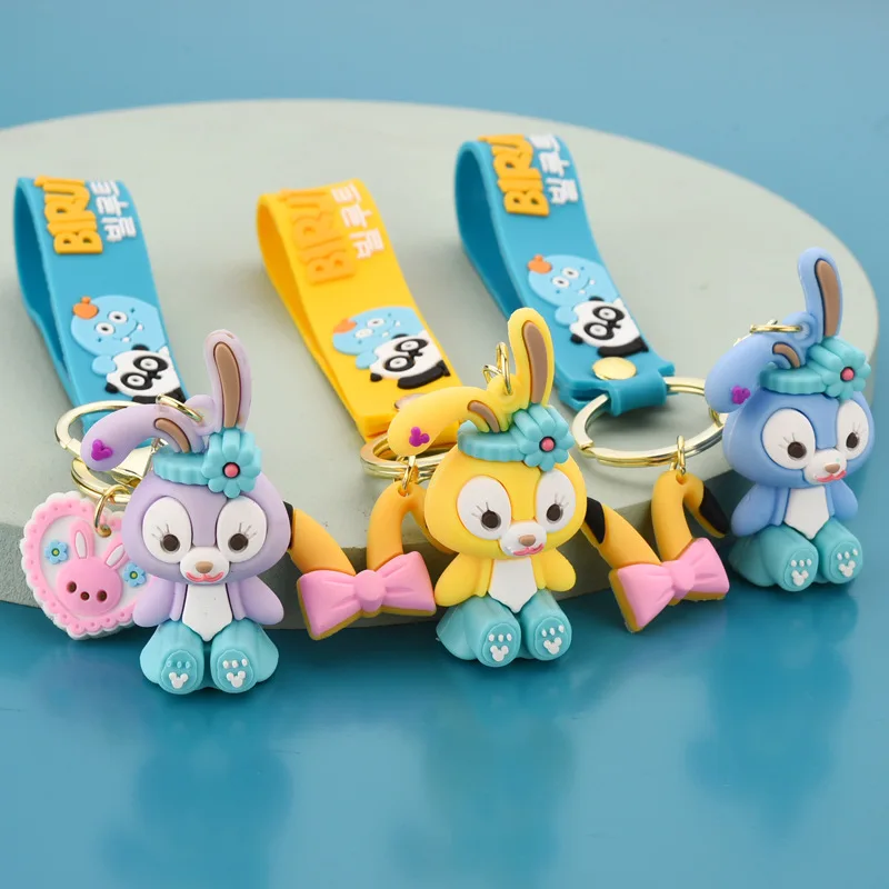 

Cartoon Cute Rabbit Doll Keychain Girl Backpack Decoration Pendant Lovers Bag Ornaments