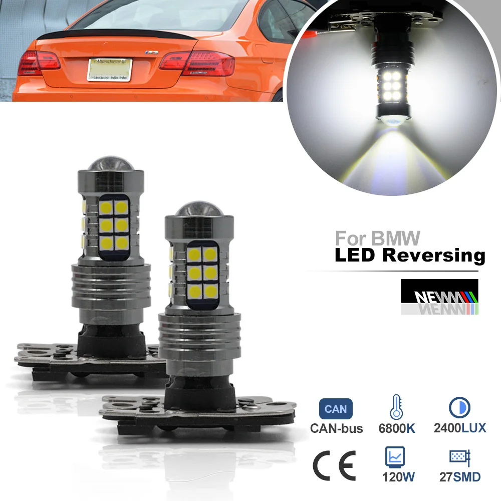

For BMW 3 Series E92 E93 Facelift M3 E92 E93 LCI 2020-2013 Canbus PH16W LED Reverse Light Bulb Car Backup Lamp No Flickering