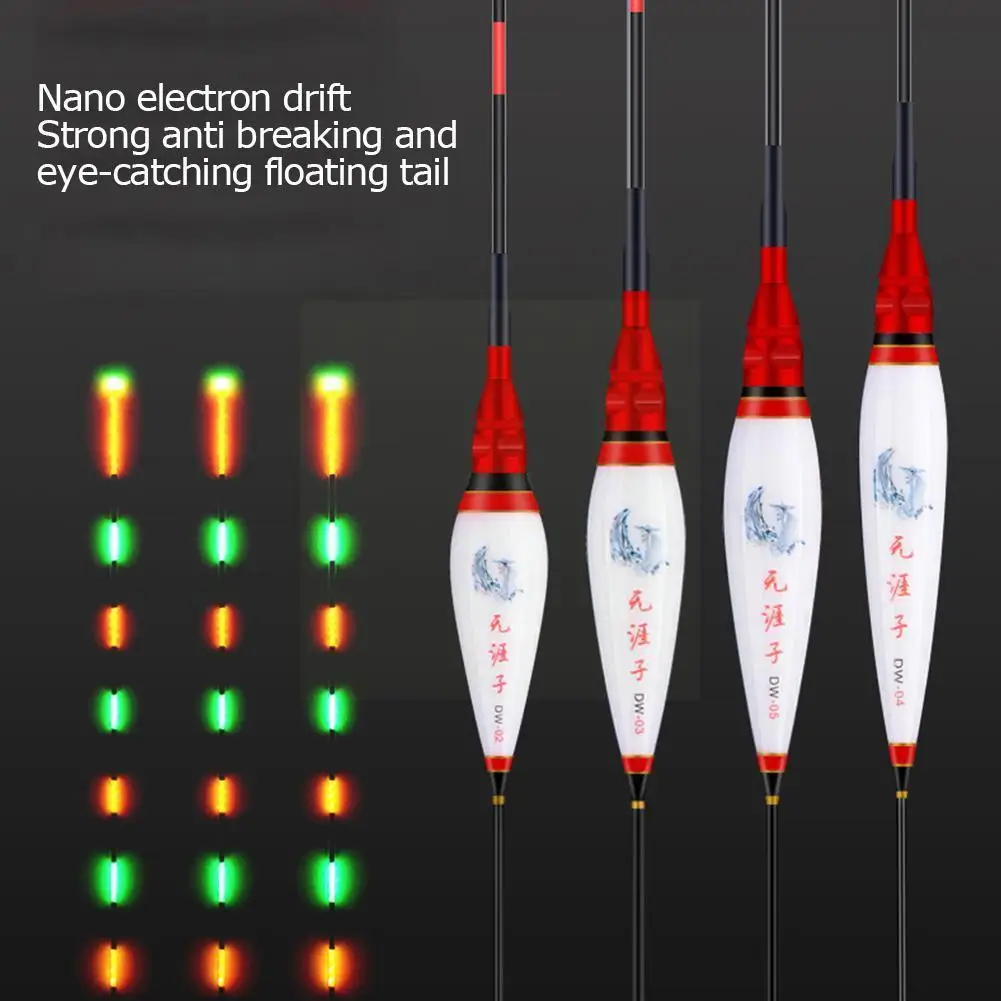 

Luminous Electronic Floats Drift Fishing Float High Fishing Electronic Floats Bobbers Sensible Brightness High Z7D8