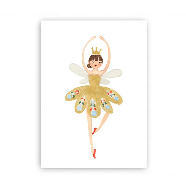 Картина на холсте акварельные гайкеры принты балерины солдаты Рождество