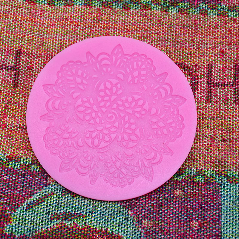 Силиконовые кружевные цветы торта 3D украшения инструменты DIY Инструменты для