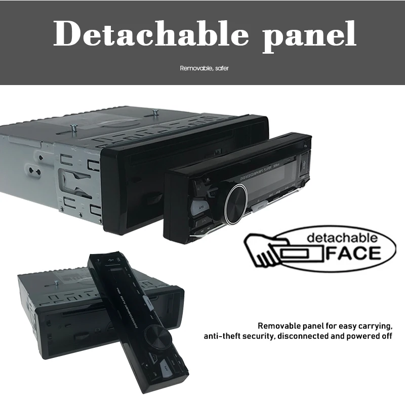 Автомагнитола со съемной панелью стерео-система с дистанционным управлением