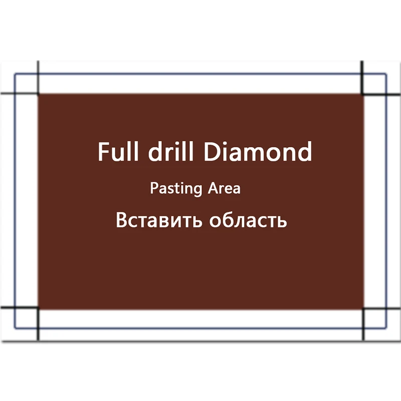 Full Drill 5d Diy Diamond Painting Scenery Houses Embroidery Path Trees Image Cross-stitch Rhinestone Home Decor F55 | Дом и сад