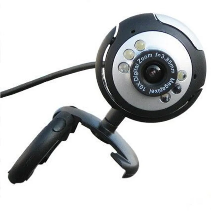 50.0M USB 6 LED Video Camera Webcam With Mic Microphone For PC Laptop Computer 50M Pixels |