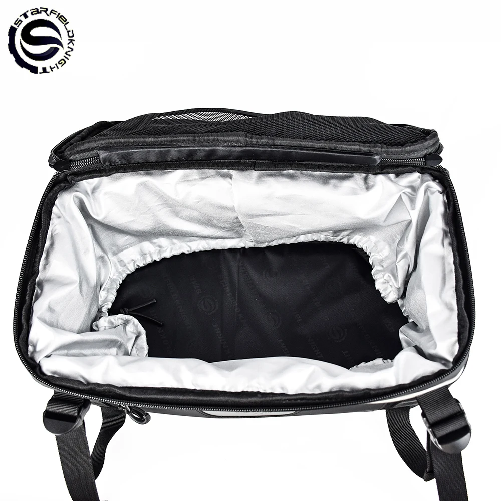 

15L Motorcycle Rear Seat Bag Motorbike Top Tail Luggage Storage Helmet Box Case Trunk Bag Waterproof Motorbike Rider Saddle Bag
