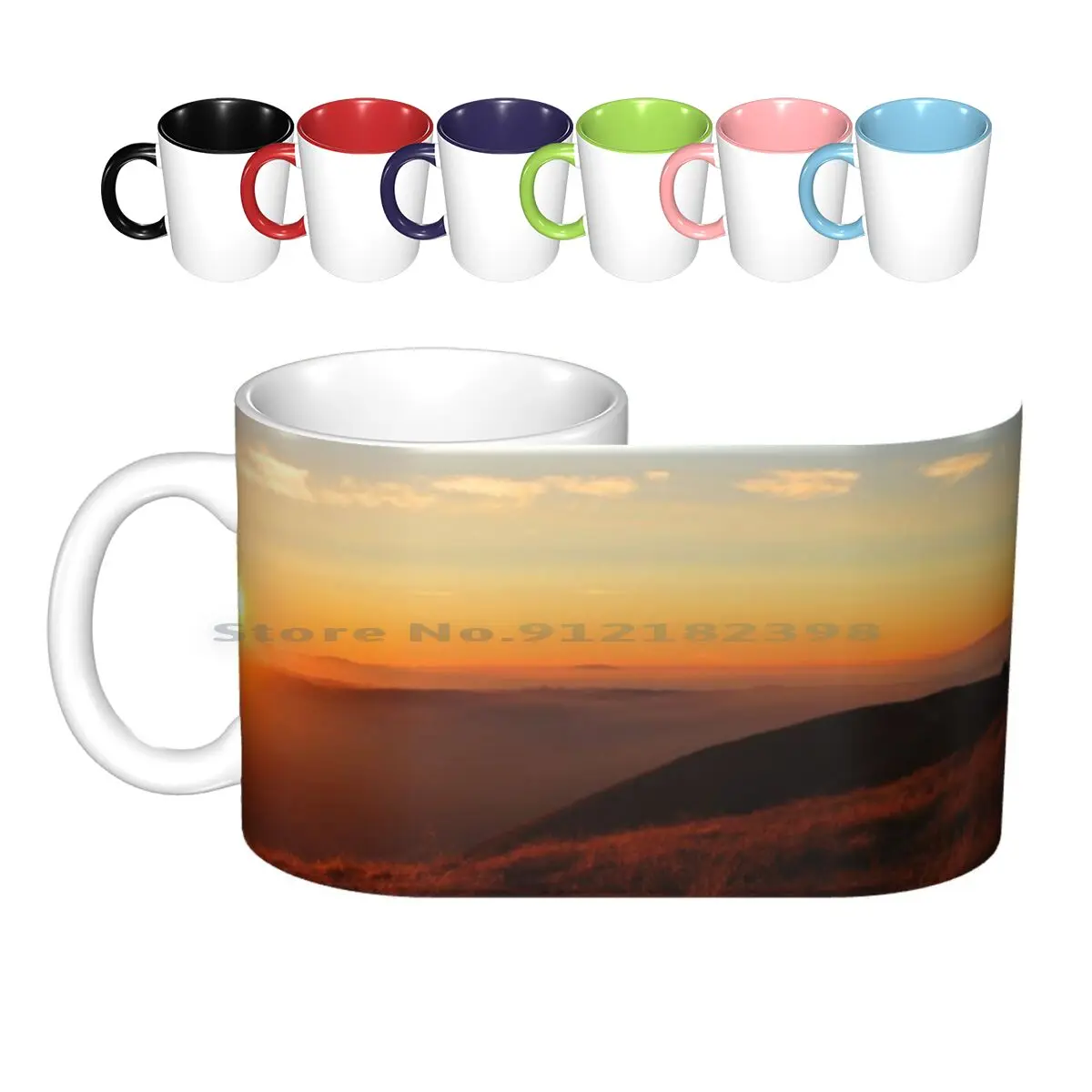 

Керамические кружки Mt Sunset Iii, кофейные чашки, Кружка для молока и чая, Mt Калифорния, кемпинг, пейзаж, закат, горы, гор, природный пейзаж