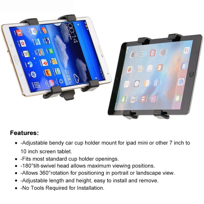Подставка для ipad Lenovo tab 3/4 10 8 Plus x103F soporte Universal 7-11 дюймов автомобильный держатель