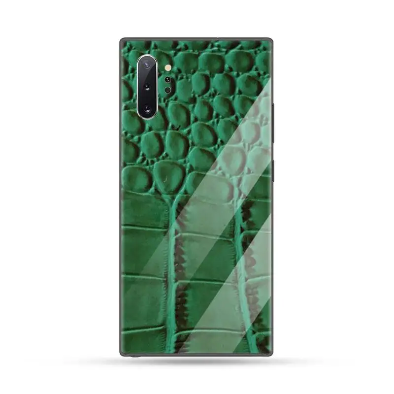 

Snake Skin Texture pattern Phone Case Tempered glass For Samsung S6 S7 edge S8 S9 S10 e plus note8 9 10 pro