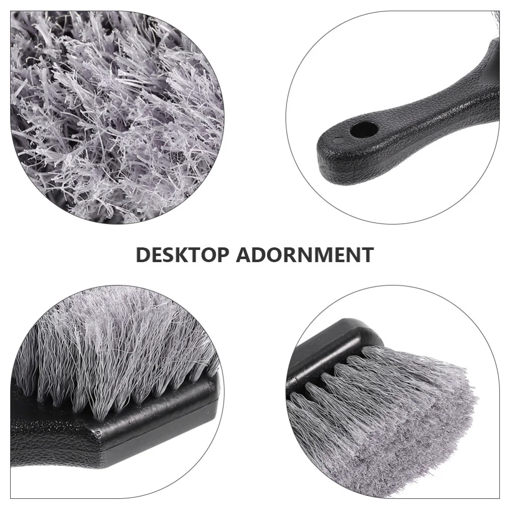 

2pcs Portable Vehicle Washing Brush with Handle for Car Wheels Washing