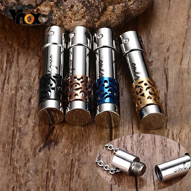 Мужская и женская подвеска для духов из нержавеющей стали|Ожерелья с подвеской| |