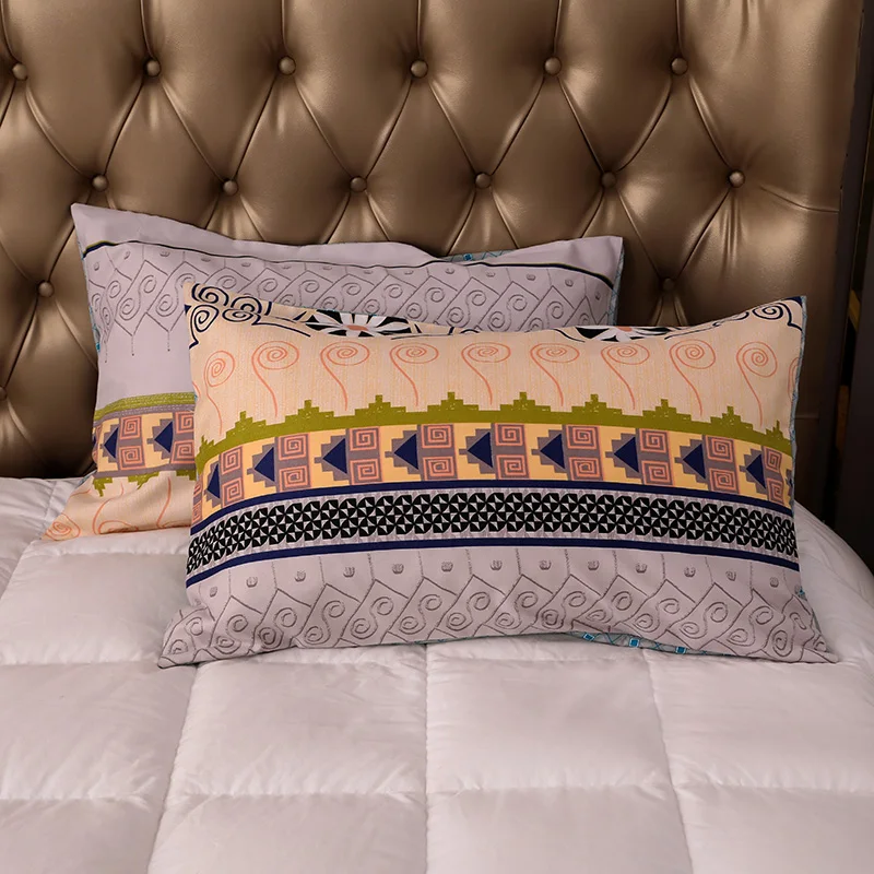 Богемное постельное белье с цветами наволочка цифровым принтом удобный для кожи