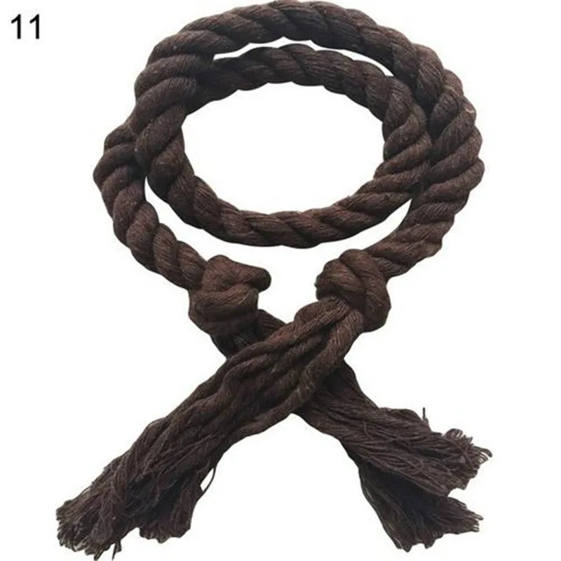 Dark brown 2 шт./компл. дома пряжки для занавесок галстуком-бабочкой канат сплошной Цвет Шторы Tieback зажимы держателя веревка домашний декор аксессуары для украшения штор - Цвет: Dark brown