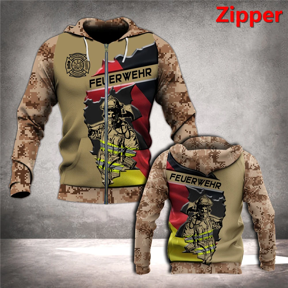

Tessffel Germany Firefighter 3D Printed New Men Women Hooded Sweatshirt Fashion Zipper Hoodie Winter Homme Streetwear Style-11