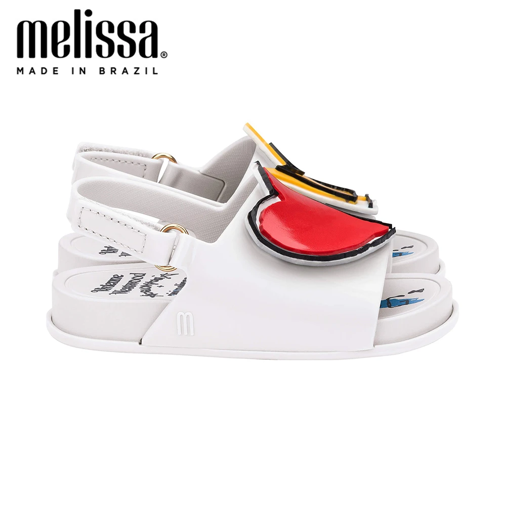 Melissa Mini пляжные сандалии шлепанцы для девочек и мальчиков прозрачная обувь