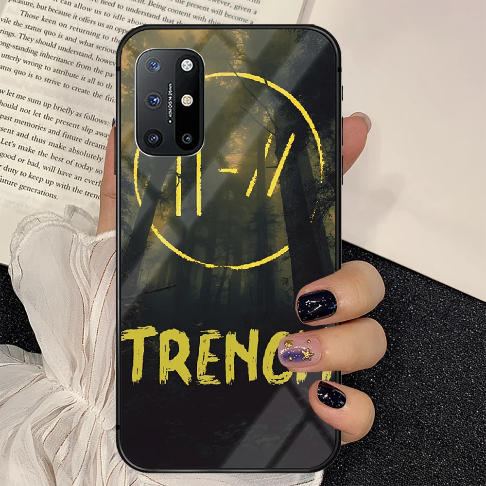 

Band Twenty One Pilot Phone Tempered Glass Case Cover For Oneplus 5 6 7 8 9 Nord T Pro Back